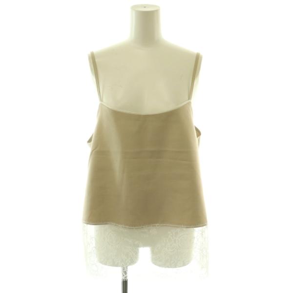 イエナ IENA 25AW レースヘムキャミソール ベージュ /HK ■OS レディース