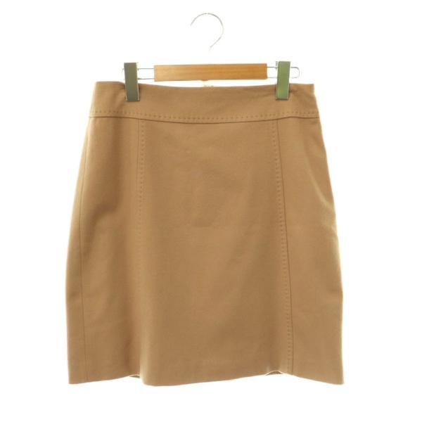 マックスマーラ MAX MARA ウィークエンド Weekend  無地ボックスミニスカート 膝丈 ...