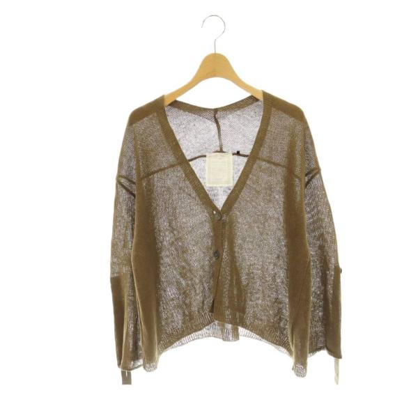 ビアズリー BEARDSLEY ガリャルダガランテ 24SS リネンショートカーディガン ニット 長...