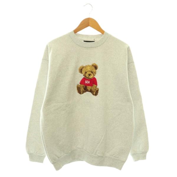 未使用品 ウィンダンシー WIND AND SEA SEA BEAR CREW NECK SWEAT...
