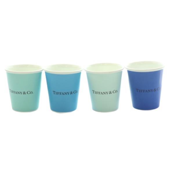 ティファニー TIFFANY &amp; CO. エブリデイ オブジェクト コーヒーカップ 4個セット ボー...