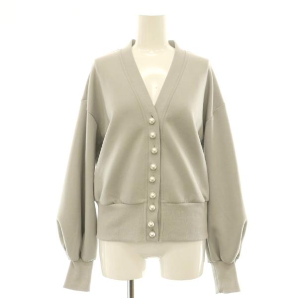 ビアズリー BEARDSLEY ガリャルダガランテ 25AW パール釦ダンボールカーディガン F グ...