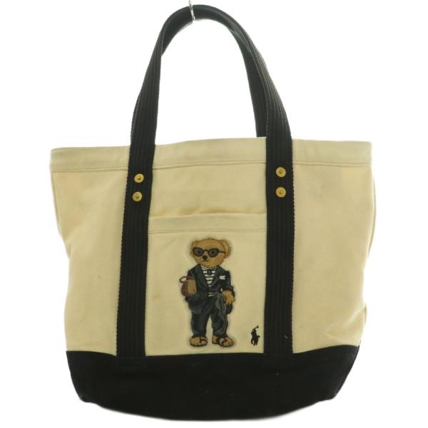 ポロ ラルフローレン POLO RALPH LAUREN ポロベア キャンバス トートバッグ ハンド...