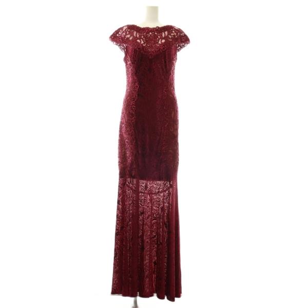 タダシショージ TADASHI SHOJI スパンコール ベロア ロングドレス ワンピース フレンチ...