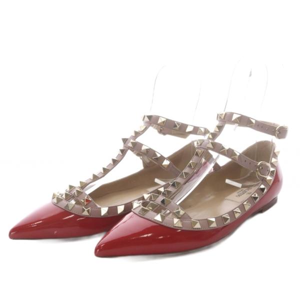 ヴァレンティノ ガラヴァーニ VALENTINO GARAVANI ロックスタッズ Tストラップ パ...