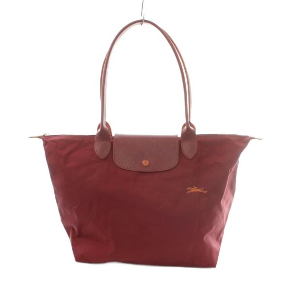 ロンシャン LONGCHAMP ルプリアージュ ショッピング トートバッグ ワインレッド /MI ■...