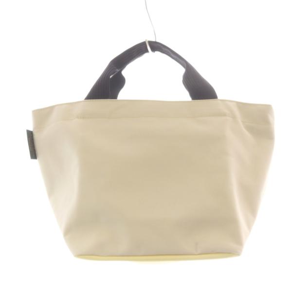 エルベシャプリエ Herve Chapelier ナイロン舟型トートバッグ ハンドバッグ 黄色 イエ...
