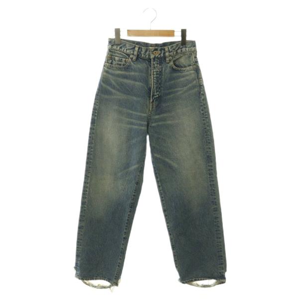 アンスクリア INSCRIRE Denim Baggy Pants デニムパンツ ジーンズ バギー ...