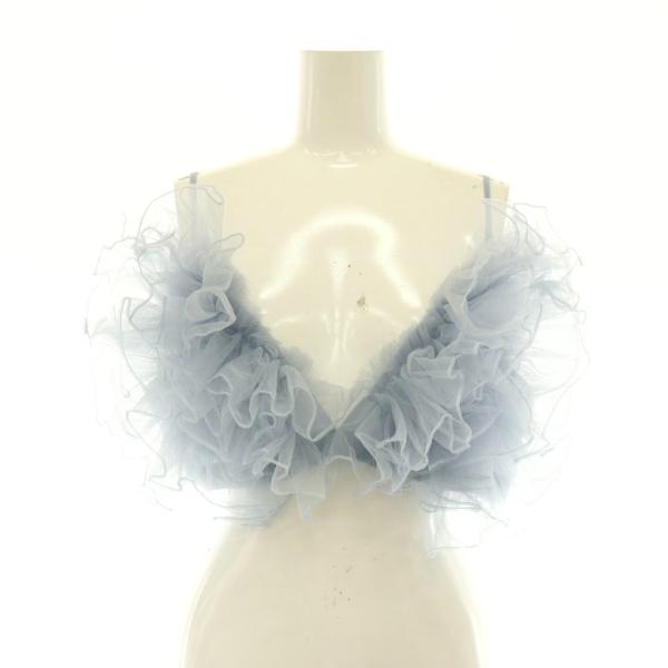 未使用品 チカキサダ  26SS TULLE CAMISOLE ビスチェ キャミソール ナイロン 1...