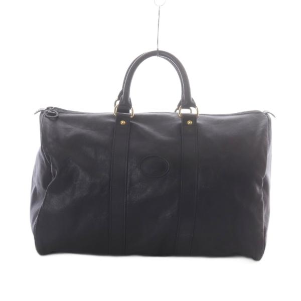 ロンシャン LONGCHAMP レザーボストンバッグ ボストンバッグ ハンドバッグ 黒 ブラック /...