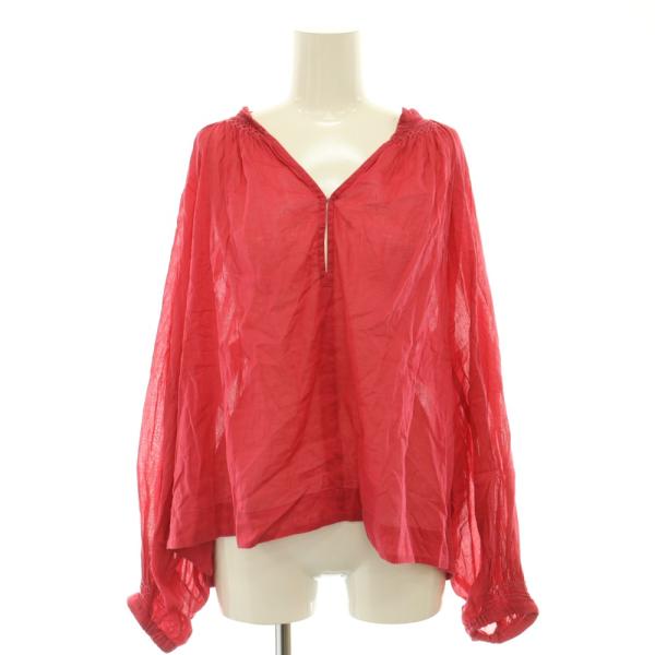 ヌキテパ NE QUITTEZ PAS! Cotton Voile Smocking Blouse ...