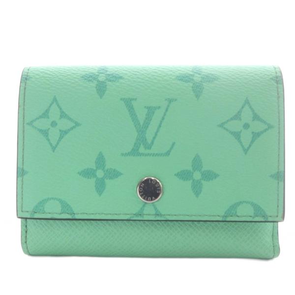 ルイヴィトン LOUIS VUITTON タイガラマ ヴィクター ウォレット 財布 三つ折り ミント...