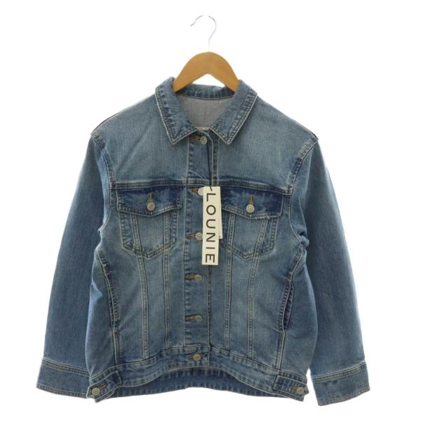 未使用品 ルーニィ LOUNIE 24SS マシンウォッシャブル デニムジャケット ブルゾン Gジャ...