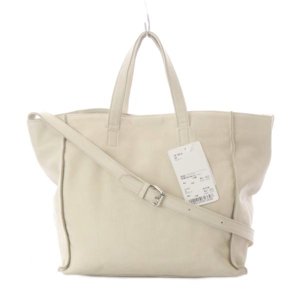 未使用品 レバジック les basiques 2WAY レザートートバッグ トートバッグ ハンドバ...