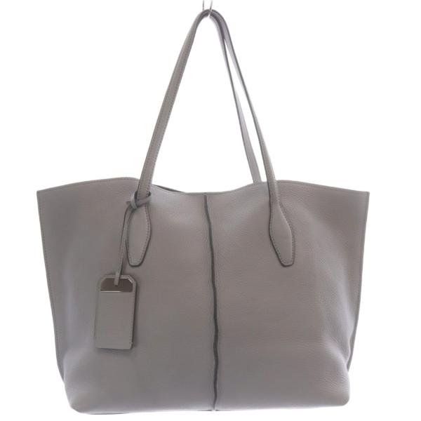 トッズ TOD'S ジョイ JOY トートバッグ レザー ライトグレー /YO39 レディース