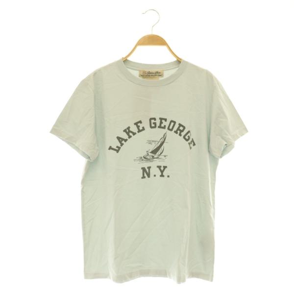 未使用品 レミレリーフ REMI RELIEF LAKE GEORGE Tシャツ 半袖 プリント ク...
