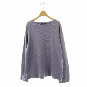 カスタネ Kastane カットソー 長袖 ボーダー F 紫 パープル /AT ■OS ■GY39 ■AX レディース