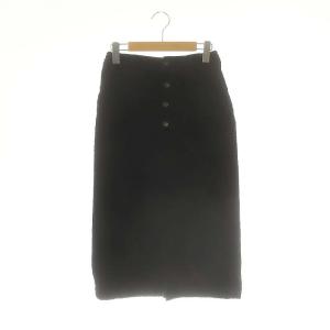 ヘザー Heather コーデュロイロングスカート S 黒 ブラック /SS ■OS ■GY139 ■AX レディース