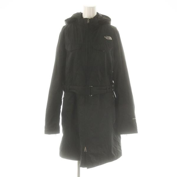 ザノースフェイス THE NORTH FACE レインコート フード ナイロン M ブラック /ES...