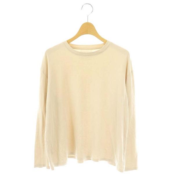 アメリヴィンテージ Ameri VINTAGE Tシャツ カットソー 長袖 F ベージュ /ES ■...