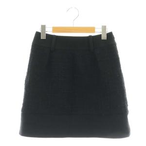 ハロッズ Harrods フレアスカート ミニ 1 黒 ブラック /AT ■OS ■AX レディース