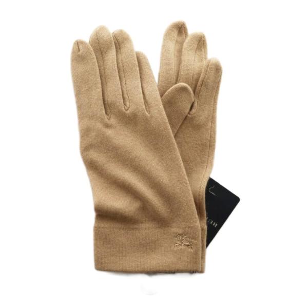 未使用品 バーバリー ロンドン BURBERRY LONDON グローブ 手袋 カシミヤ ベージュ ...