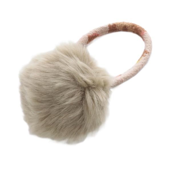 フェイラー FEILER ラブラリー チャーム キーホルダー ベージュ ピンク /SR レディース