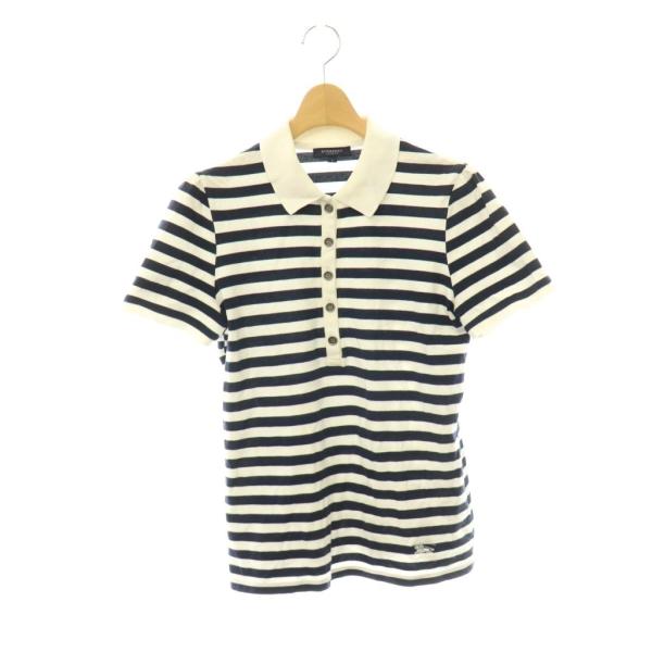 バーバリー ロンドン BURBERRY LONDON ストライプポロシャツ カットソー コットン 2...