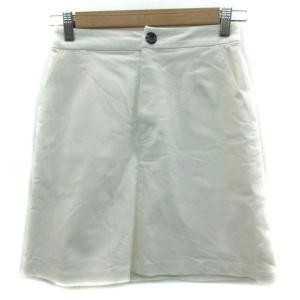 ビーラディエンス BE RADIANCE フレアスカート ミニ丈 S オフホワイト 白 /YM41 レディース