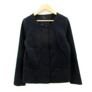 ボッシュ BOSCH ノーカラージャケット 切替 フェイクスエード 38 M