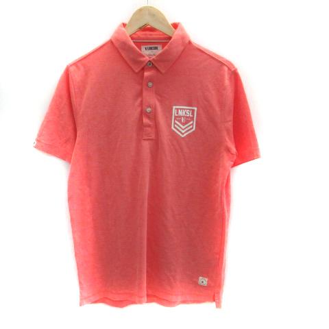 リンクソウル Linksoul ゴルフウェア ポロシャツ 半袖 ポロカラー S 赤 レッド /SM2...