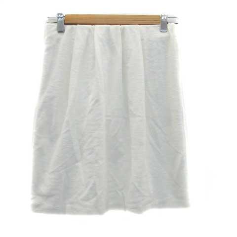 エストネーション ESTNATION フレアスカート ミニ丈 38 オフホワイト /HO36 レディ...