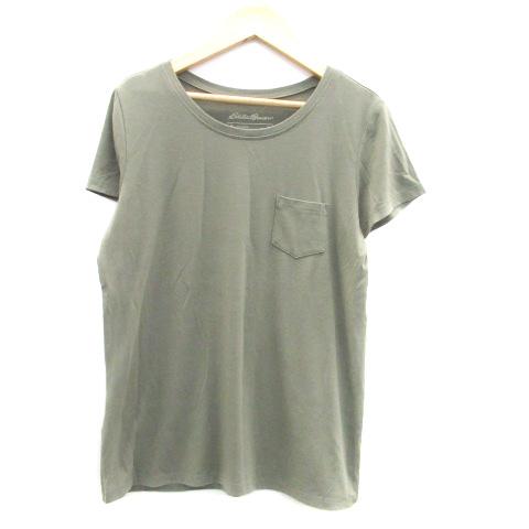 エディーバウアー EDDIE BAUER Tシャツ カットソー ラウンドネック 半袖 無地 PS カ...