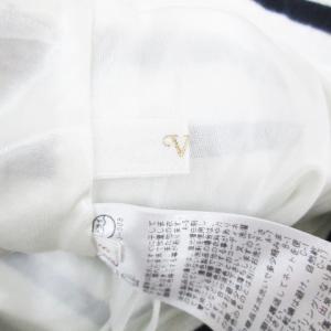 ビス ViS タイトスカート ひざ丈 ボーダー...の詳細画像4
