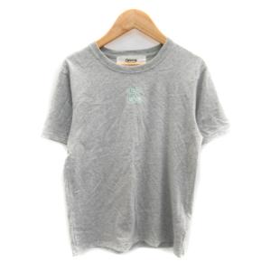 ジャーナルスタンダード JOURNAL STANDARD oriens Tシャツ カットソー 半袖 ラウンドネック プリント F グレー /SY34 レディース｜vectorpremium