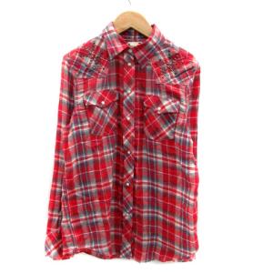 マンシングウェア MUNSINGWEAR ネルシャツ ウエスタン ゴルフウェア