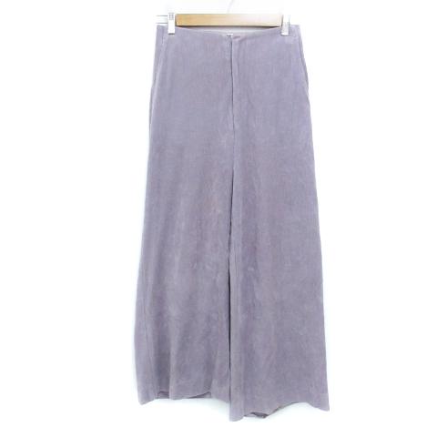 マリードール MARIED'R コーデュロイパンツ ワイドパンツ イージーパンツ ロング丈 無地 1...