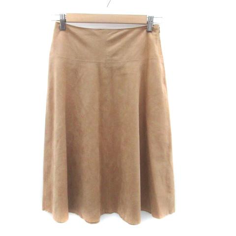 ナチュラルビューティーベーシック NATURAL BEAUTY BASIC フレアスカート ミモレ丈...