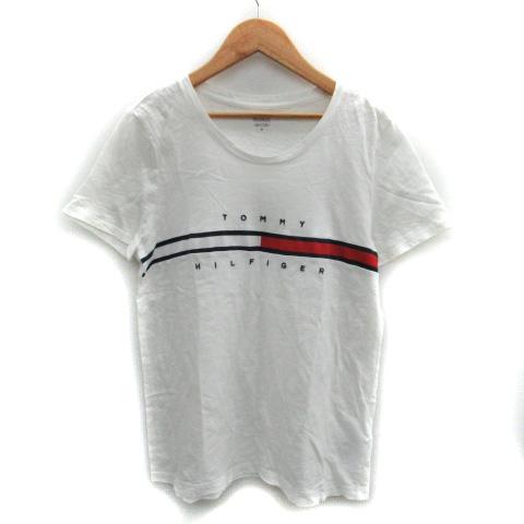 トミーヒルフィガー TOMMY HILFIGER Tシャツ カットソー 半袖 ラウンドネック ロゴ刺...