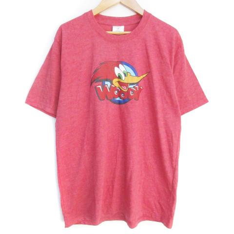 ウッディウッドペッカー WOODY WOODPECKER Tシャツ カットソー 半袖 クルーネック ...