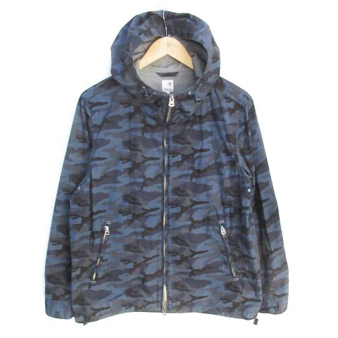 ユニバーシティオブオックスフォード ジャケット パーカー ミドル丈 スタンドカラー ダブルジップ 迷...