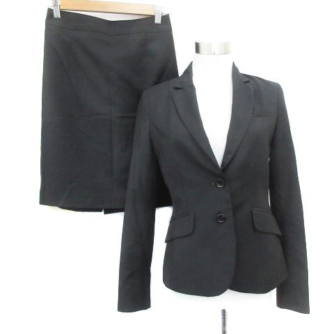 組曲 スーツ セットアップ 上下 テーラードジャケット ミドル丈 シングルボタン タイトスカート ひ...