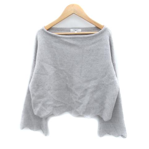 ナチュラルビューティーベーシック NATURAL BEAUTY BASIC ニット カットソー 長袖...