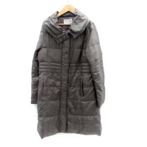 レリアン Leilian ダウンコート 13+ 大きいサイズ アイボリー系