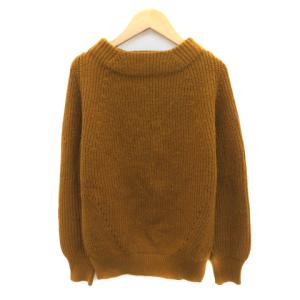 グローバルワーク GLOBAL WORK ニット セーター 長袖 S マスタード /YK5 レディース