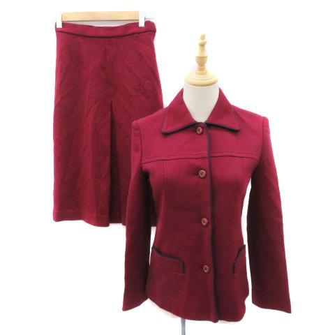 ロナクト LONACT フォーマル セットアップ 上下 ステンカラージャケット 総裏地 フレアスカー...