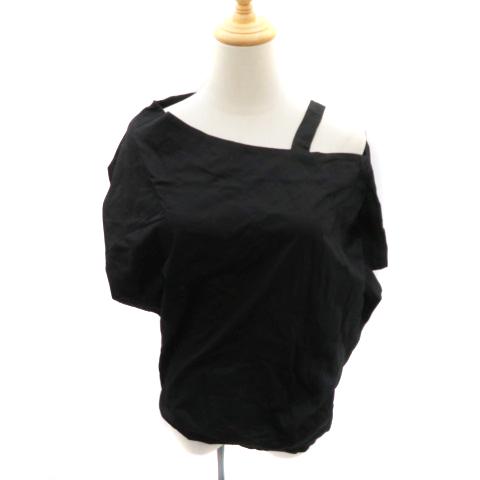 アメリカンラグシー AMERICAN RAG CIE カットソー 半袖 カットアウト 黒 ブラック ...