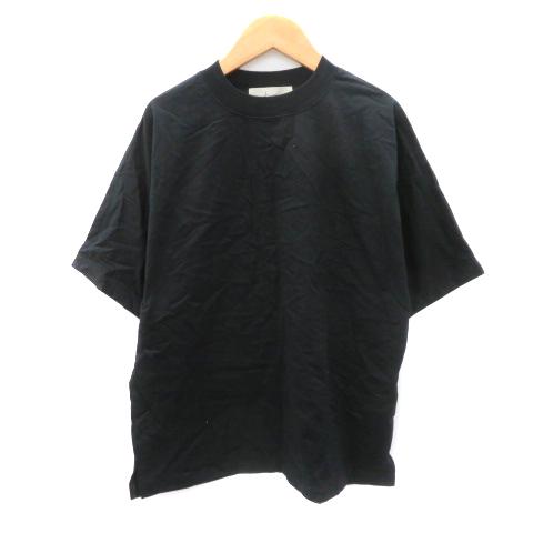 ケーエヌアールエヌ knrn Tシャツ カットソー 半袖 F 黒 ブラック /YK30 レディース