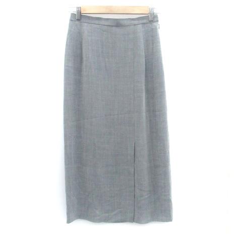 コルディア CORDIER タイトスカート ロング丈 マキシ丈 40 L グレー /HO30 レディ...