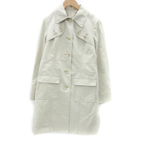 ボッシュ BOSCH ステンカラーコート スプリングコート ロング丈 40 L ベージュ /YM25...